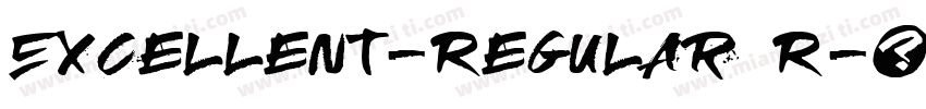 Excellent-Regular R字体转换